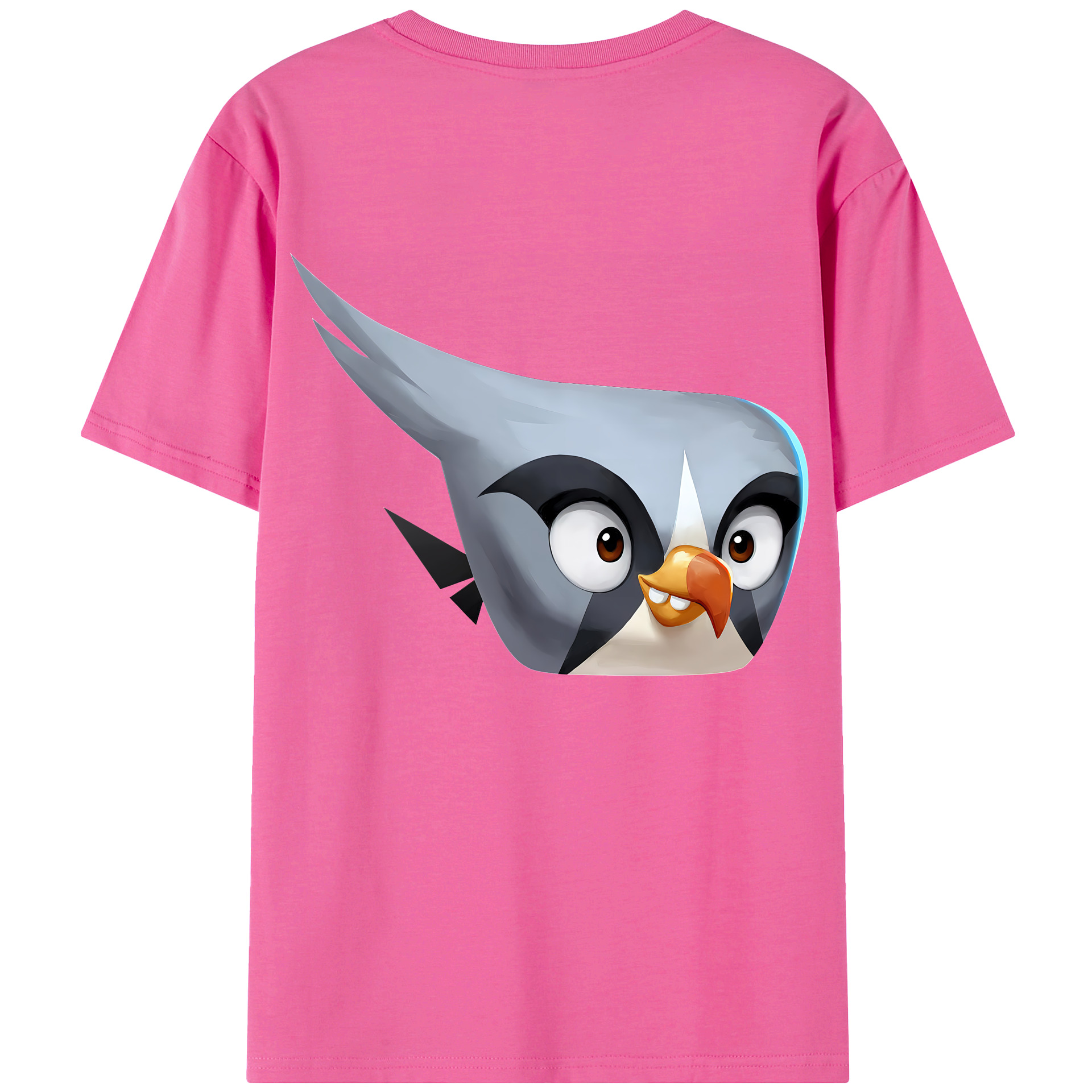 （画像用） Angry Birds アングリーバード レディース半袖Tシャツ(バックプリント)